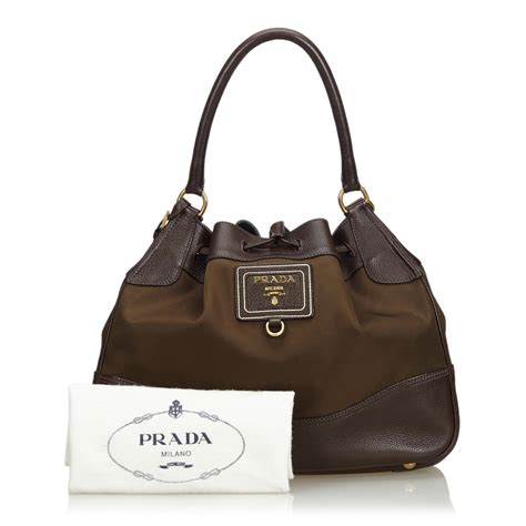 occasioni borse prada milano marrone|Altro.